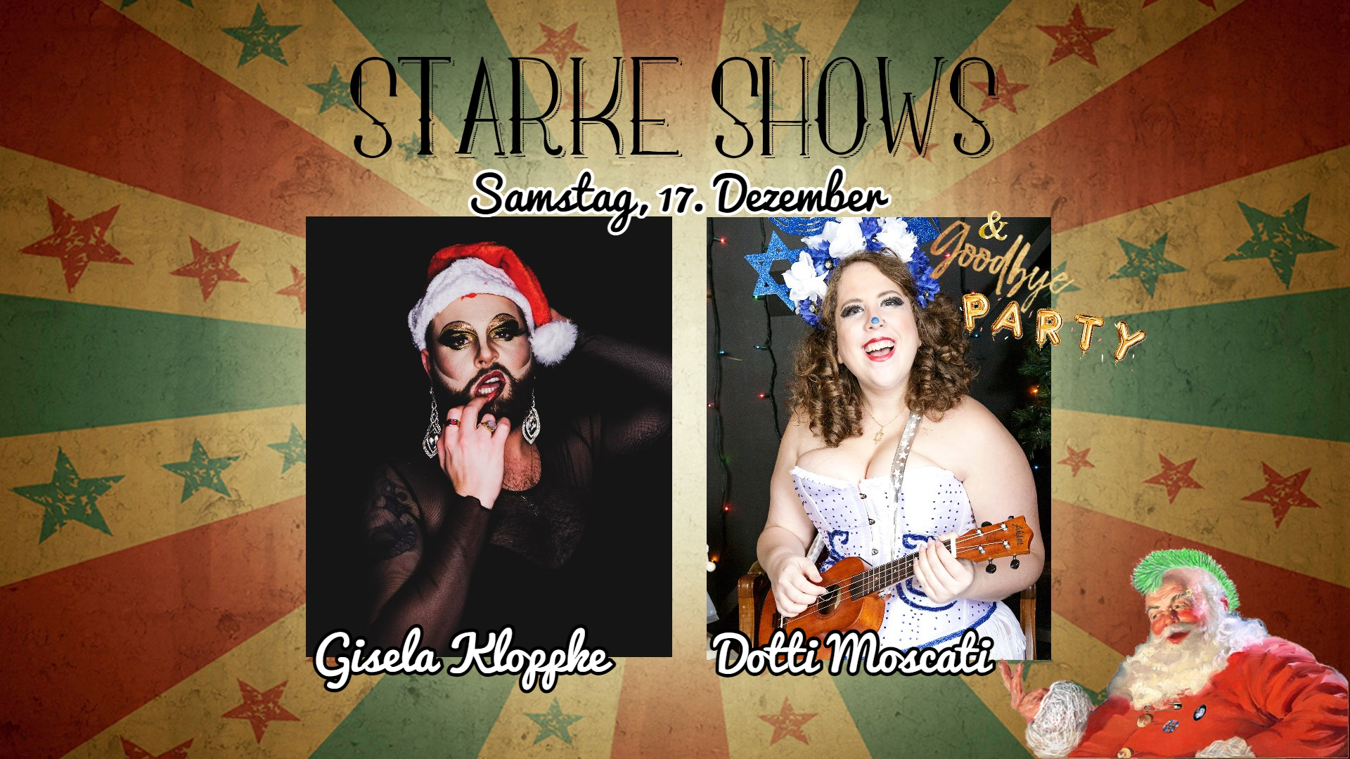 Starke Shows CHRISTMAS CIRCUS mit Dotti Moscati & Gisela Kloppke